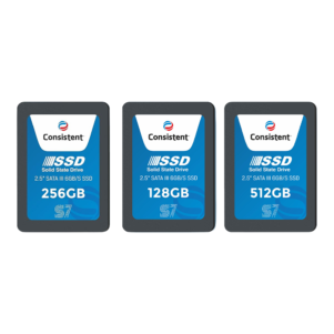 Consistent 2.3-Inch SATA III Internal SSD (128GB / 256GB / 512GB)